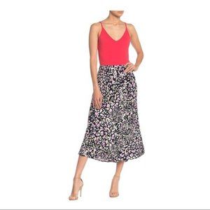 ABOUND Leopard Printed Midi Slip Skirt - NWT -